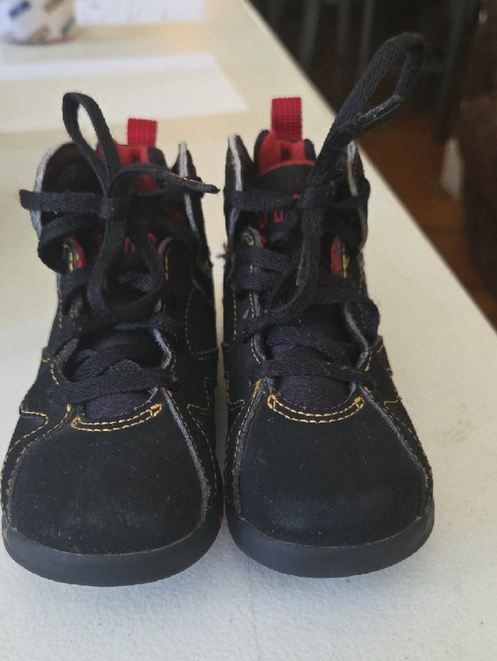 Nike Air Jordan 7 Retro TD Citrus Toddler Baby Size 10C - Picture 3 of 10